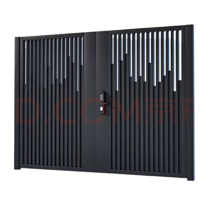 hengze Wrought Iron Garden Gate Customization Rust Sun Resistant European Carving Villa Garden Entry Gate(Please consult customer service for pricing)