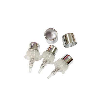 xinye Perfume sprayer 13/415LK  Aluminum shell nozzle high-grade bright silver spray pump head