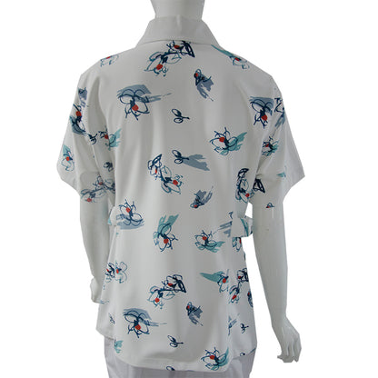 laiya Printed nurse's uniform