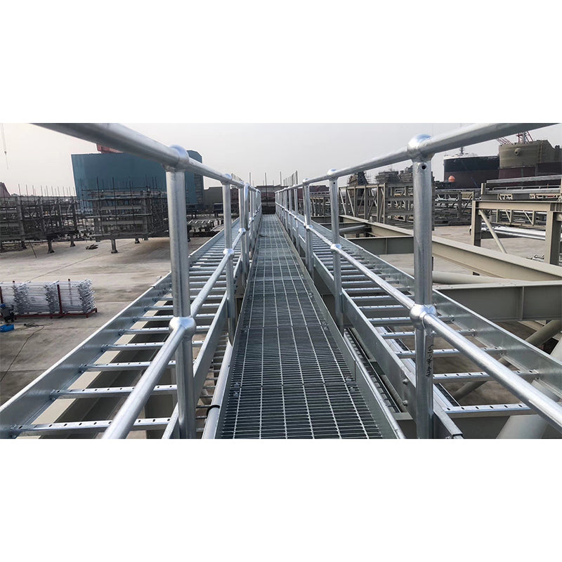 Spherical column staircase handrail, thick and durable ball joint railing