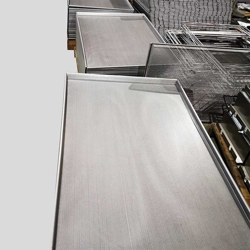 yinming Thickened punched stainless steel plate can be customized with opposite sex cover plate, stainless steel galvanized punched mesh aluminum plate