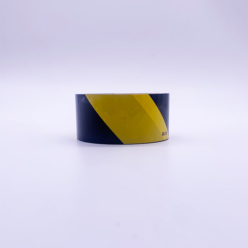 yongda bright warning tape High brightness warning tape, black and yellow mottled horse line warning tape, PVC safety warning tape