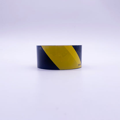 yongda bright warning tape High brightness warning tape, black and yellow mottled horse line warning tape, PVC safety warning tape