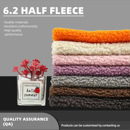 fenghao 6.2-Thread Half-Pile Coral Fleece Fabric for Autumn/Winter Thickened Warm Pajamas and Loungewear(Please consult customer service for pricing)
