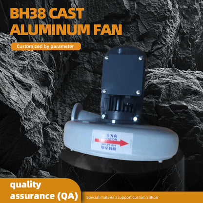 bafaluo BH38 Cast Aluminum Fan for Food Processing, Oxidized Air and Dust Control(Please consult customer service for pricing)