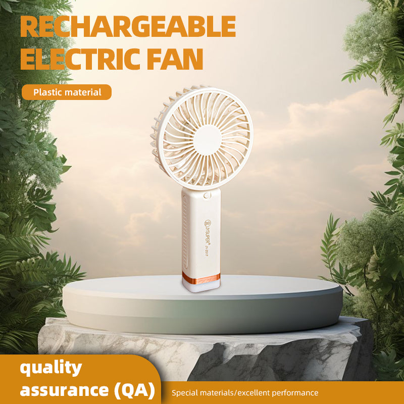 jinyan Rechargeable Electric Fan USB Rechargeable Mini Desk Fan / Portable USB Desk Fan JY-2517 300 pieces