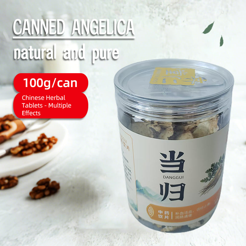 qirentang Angelica sinensis, which is used to enrich and activate blood, regulate menstruation and relieve pain, and moisten the intestines to promote defecation 120 cans