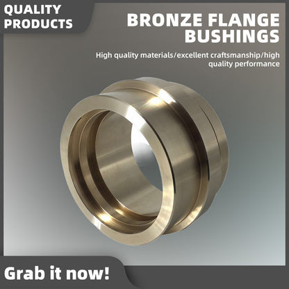 anbixing Bronze flange bushing, a special positioning and guiding bushing for automated equipment(Please consult customer service for pricing)