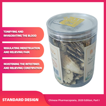 qirentang Angelica sinensis, which is used to enrich and activate blood, regulate menstruation and relieve pain, and moisten the intestines to promote defecation 120 cans