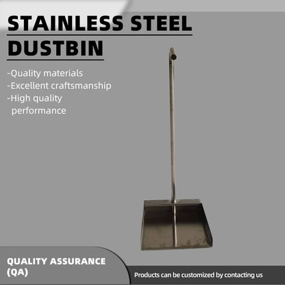 huiteng Stainless steel dustpan and thickened scratch-resistant trash shovel cleaning tool 300*250*750