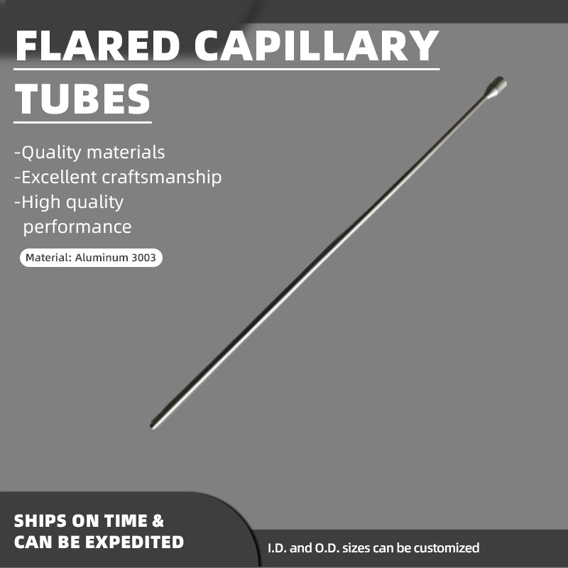sancai Flared capillary tube, refrigeration system, chemical reaction, medical device. φ4.76*φ2.96*L, flared port φ9.52(Please consult customer service for pricing)