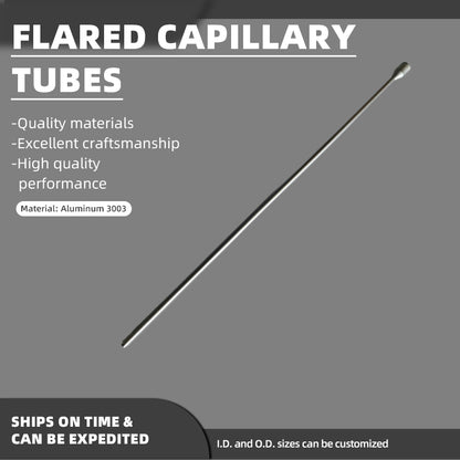 sancai Flared capillary tube, refrigeration system, chemical reaction, medical device. φ4.76*φ2.96*L, flared port φ9.52(Please consult customer service for pricing)