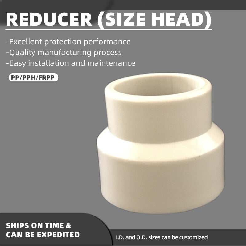 HONGMING Dragon Reducer Straight Pipe Fitting Chemical Pipeline Fittings Corrosion-resistant and acid-alkali resistant DN20-DN800(Please consult customer service for pricing)