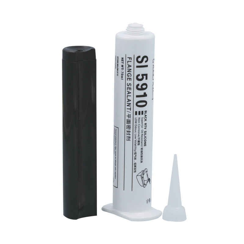 jieda Gasket-free RTV silicone sealant Special for Automobile Engine Cylinders Metal Repair Motorcycles/Electric Vehicles/Electric Machinery Oil-Resistant Silicone Adhesive Syringe adhesive Oil resistant aging resistant RTV black  silicone sealant JD5910