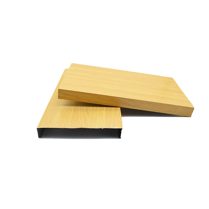 xuncheng 150 bottom and 20 height wood grain square pass   Wood grain aluminum square tube sealing