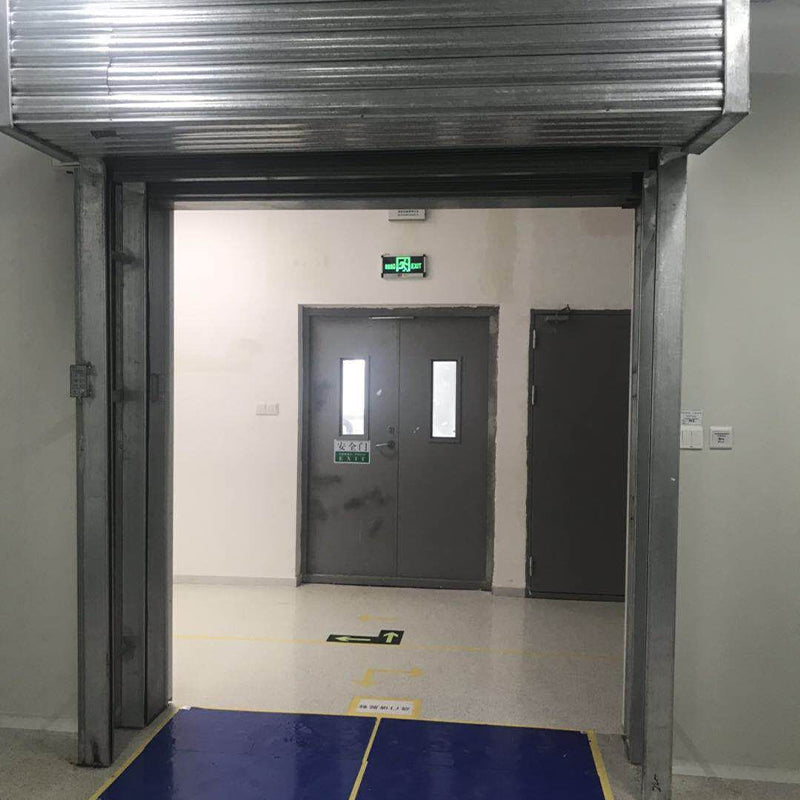 tianweidun Fire-proof rolling shutter door with motor control box sensor Chengdu manufacturer double-track double-curtain inorganic cloth fire-proof rolling brake(Please consult customer service for prices)