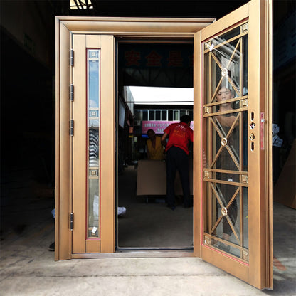 tianweidun Jindingdun is promoted step by step. Non-standard gate customizes Grade A luxury imitation copper courtyard in Chengdu, Sichuan(Please consult customer service for prices)