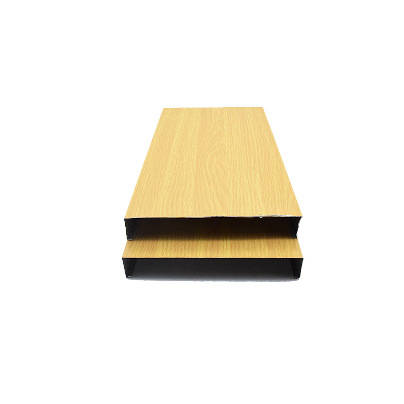 xuncheng 150 bottom and 20 height wood grain square pass   Wood grain aluminum square tube sealing