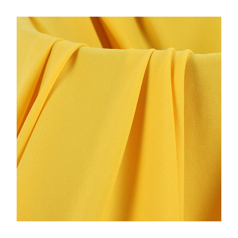 meiyi Crystal hemp  Polyester fabric Clothing fabric Bounce the fabric around