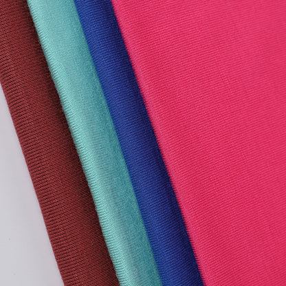 meiyi 40 rayon spandex sweatcloth  Double-sided wooddale fabric Knitted rayon Clothing fabric