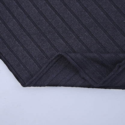 meiyi RT Stretch 9*4 Rib Clothing fabric Cotton stretch jacquard rosette fabric Cotton fabric