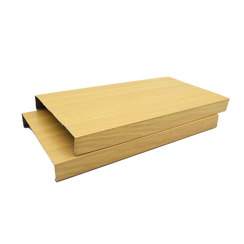 xuncheng 150 bottom and 20 height wood grain square pass   Wood grain aluminum square tube sealing