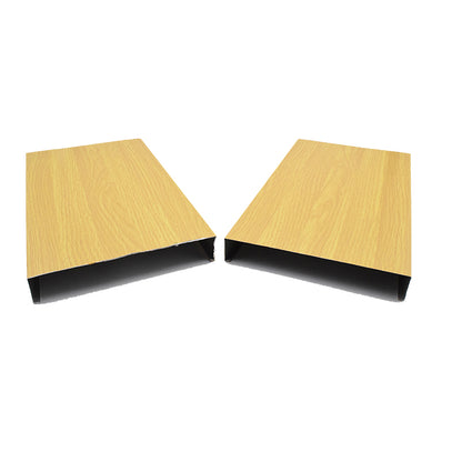 xuncheng 150 bottom and 20 height wood grain square pass   Wood grain aluminum square tube sealing