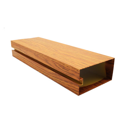 xuncheng 50 bottom 100 high profile square pipe Aluminum square tube, aluminum square passage, suspended ceiling, grille, alloy decorative partition column, U-shaped groove