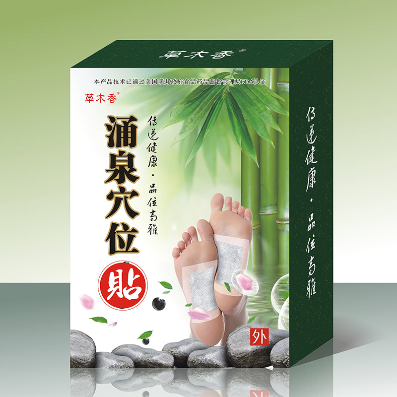 Foot heart detoxification patch